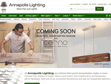 Tablet Screenshot of annapolislighting.com